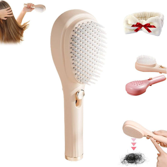 Scalp Massage Comb With Retractable Bristle.