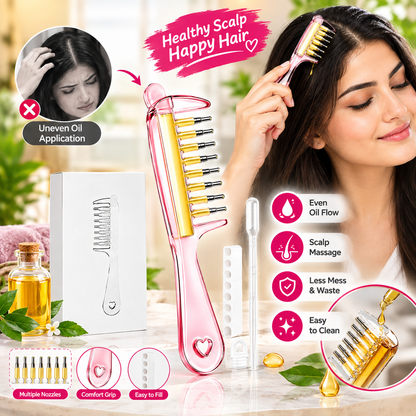 Easy Hair Oil Applicator Comb